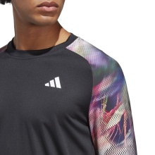 adidas Tennis Long Sleeve Shirt Melbourne Tennis Heat.Rdy Freelift black/multicolour men's